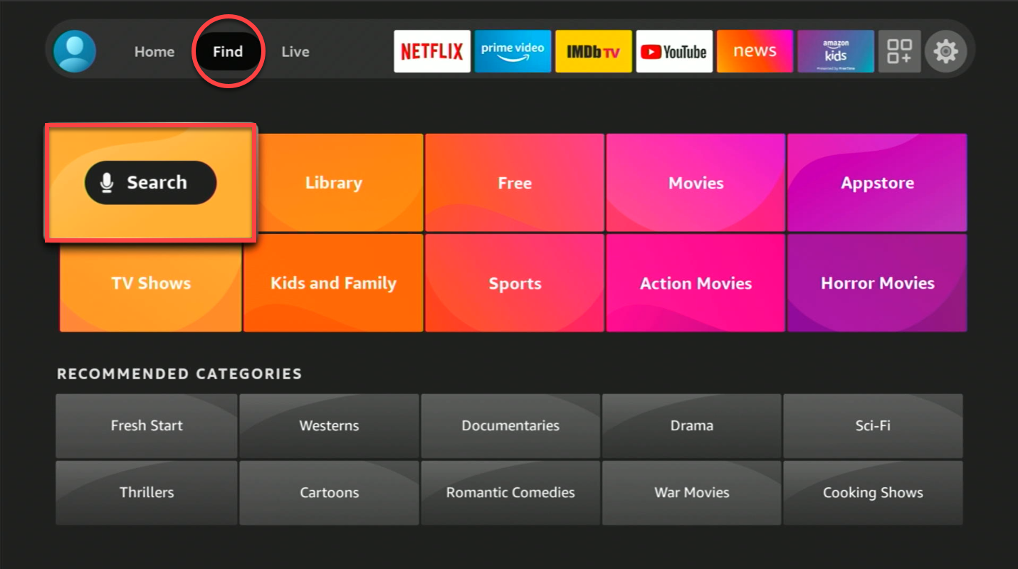 App Store Fire TV Stick